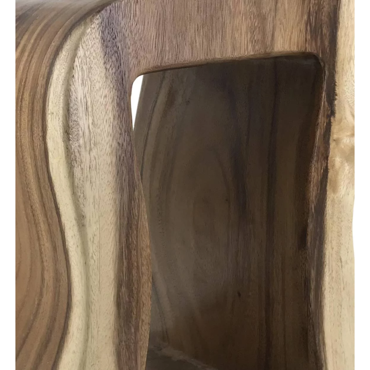 Table en bois de suar brut pour salon contemporain Cette table d'ap...
