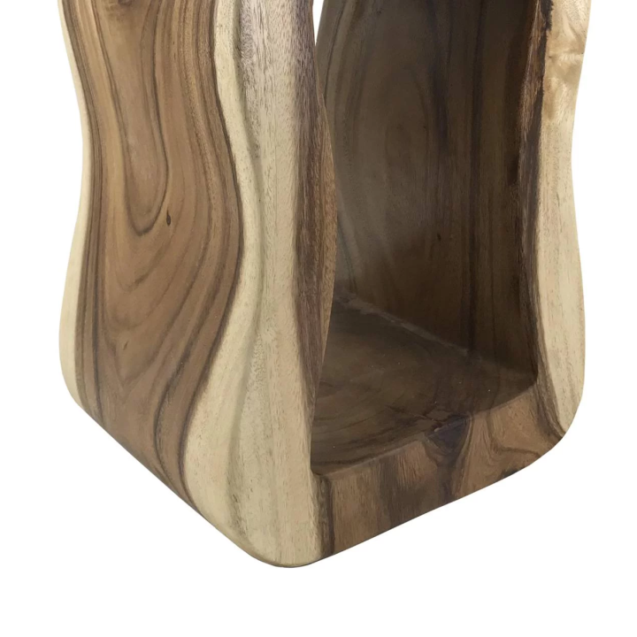 Table en bois de suar brut pour salon contemporain Cette table d'ap...