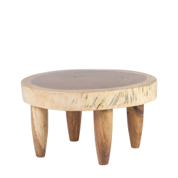 Table Basse Tronc Bois Massif Salon Contemporain Cette table basse ...