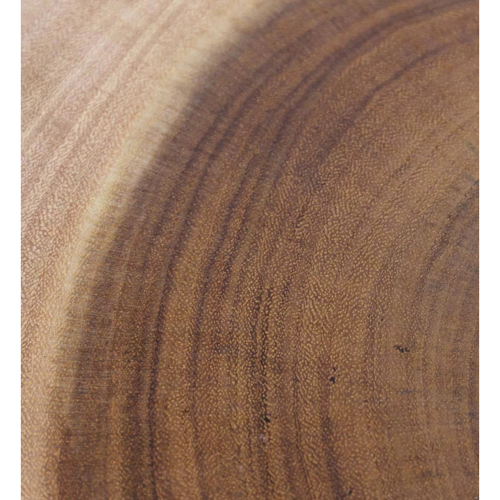 Table en Bois Massif avec Relief pour Salon Contemporain