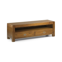 Meuble TV en Bois Massif pour Salon Contemporain