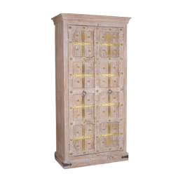 Armoire en bois massif Almeria 2 portes, signature de l'élégance co...