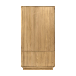 Armoire Teck 4 Portes | Chambre Contemporaine