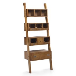 Étagère en Bois Massif pour Bibliothèque